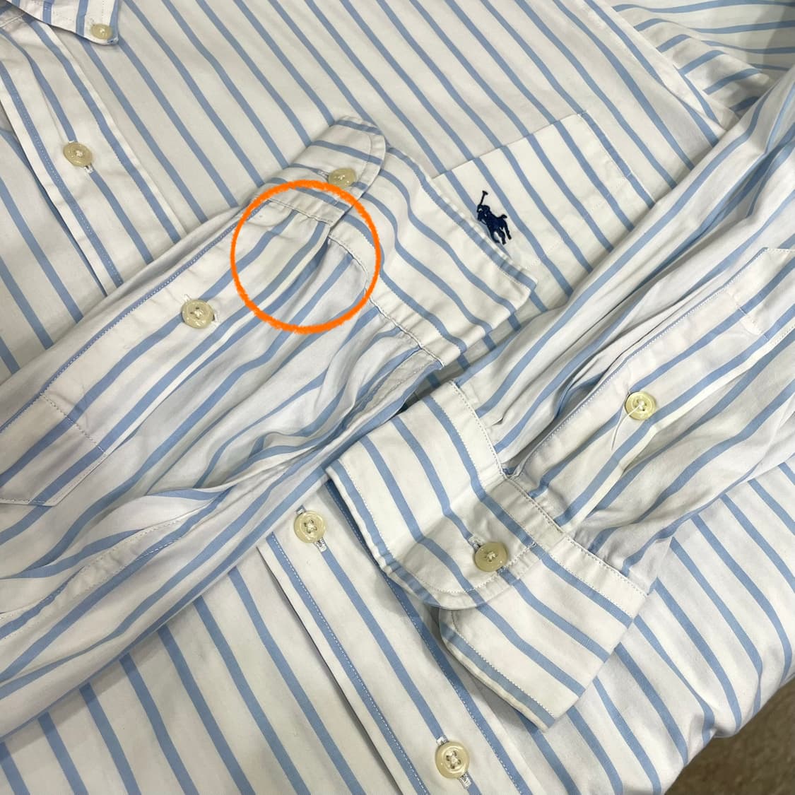 (L) POLO 폴로 랄프로렌 스트라이프 셔츠 블레이크 상품이미지8