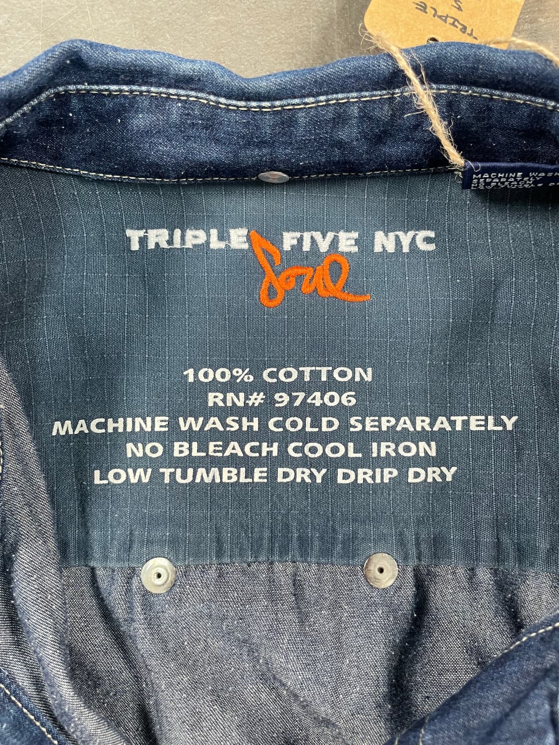 트리플5소울 올드스쿨 데님 셔츠 상품이미지8