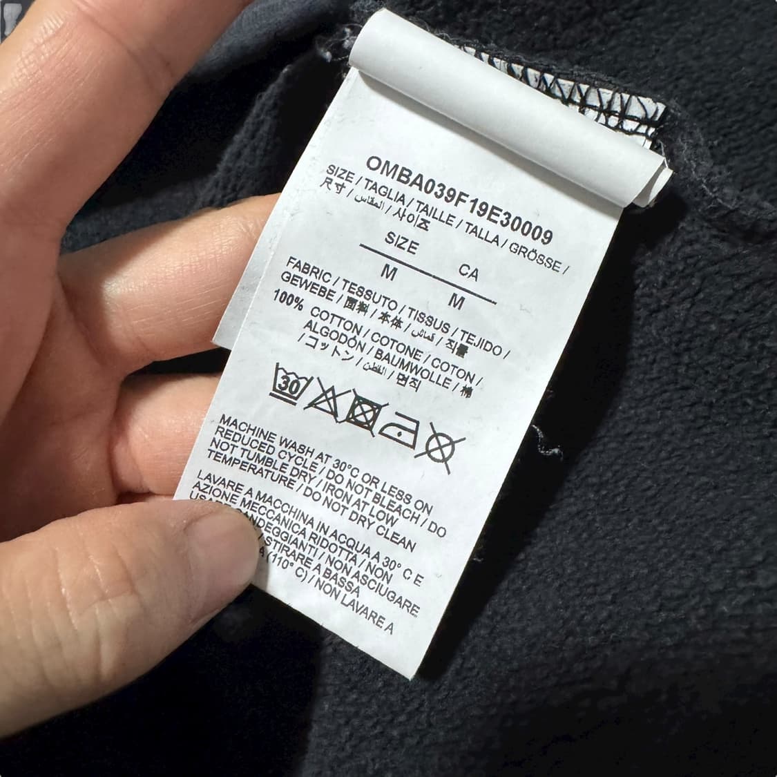 정품 오프화이트 19FW 스웻맨투맨 상품이미지6