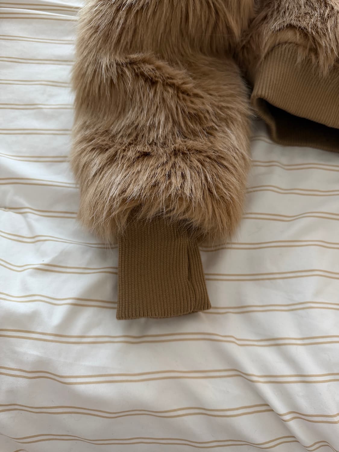 글로니 퍼자켓 (카멜) 상품이미지5