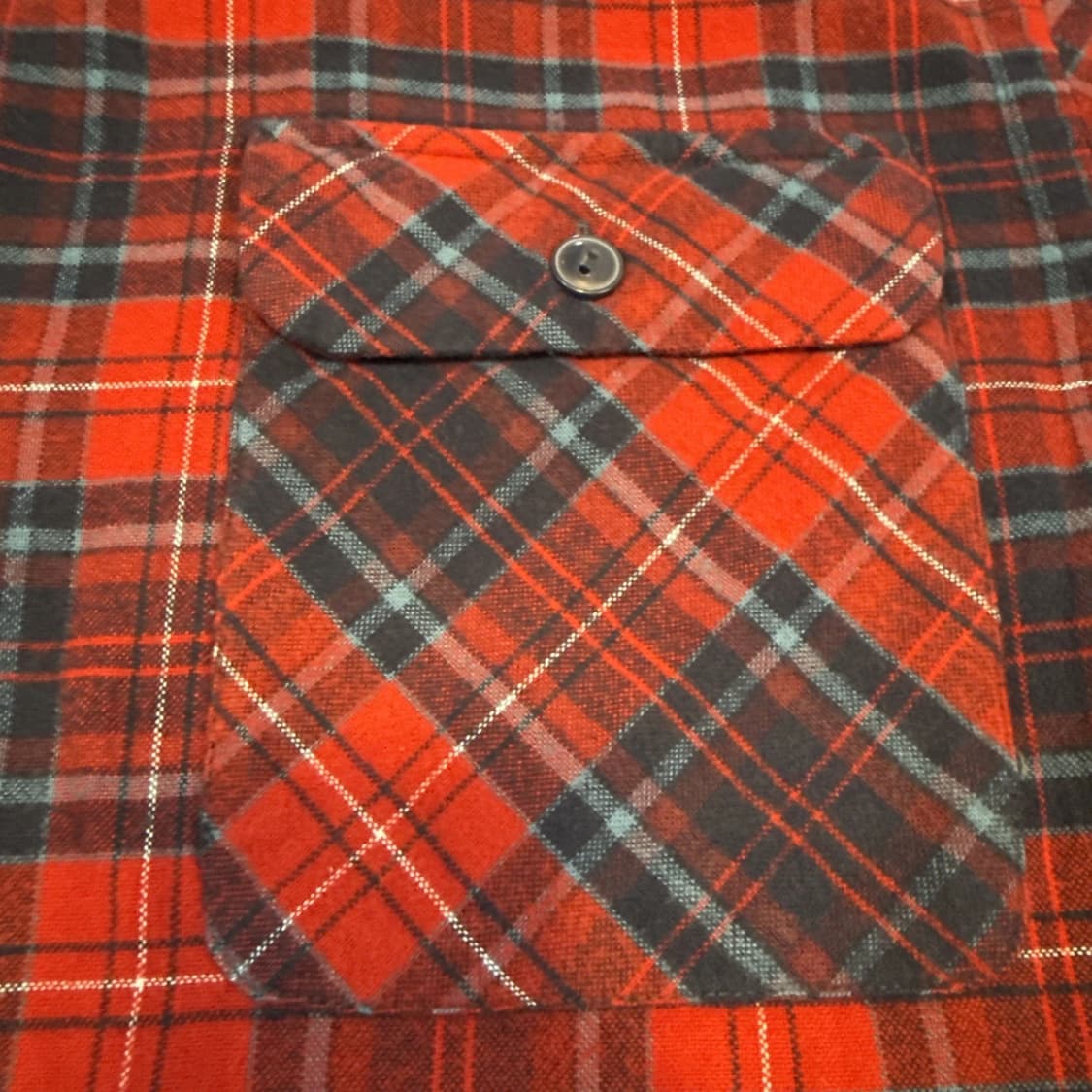 RRL 더블알엘 플래드 브러시 캠프 워크셔츠 레드 상품이미지3