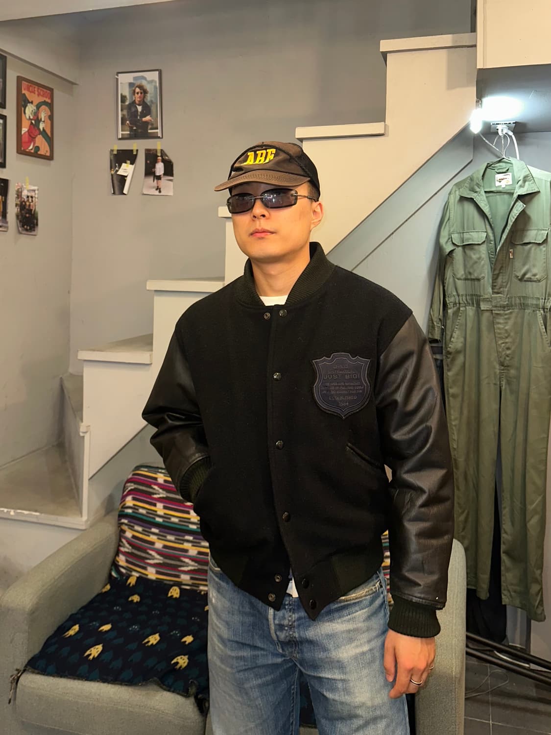 90‘s Just BIGI superior varsity jacket 상품이미지2