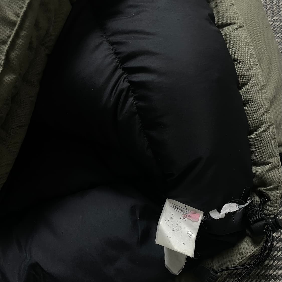 노스페이스 하이벤트 테크 구스다운 파카 필드 점퍼 올리브 o 5855 상품이미지6