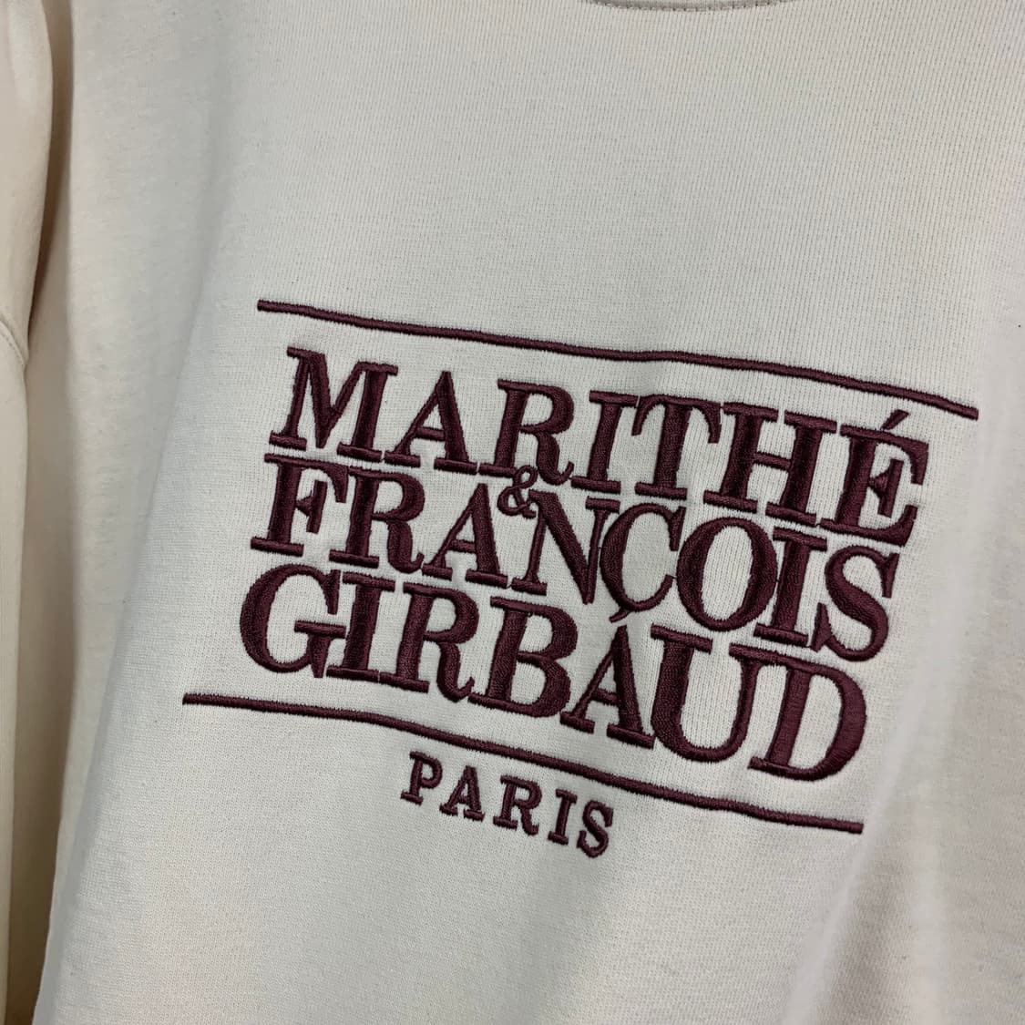 M 마리떼프랑소와저버 클래식 로고 크롭 맨투맨 상품이미지3