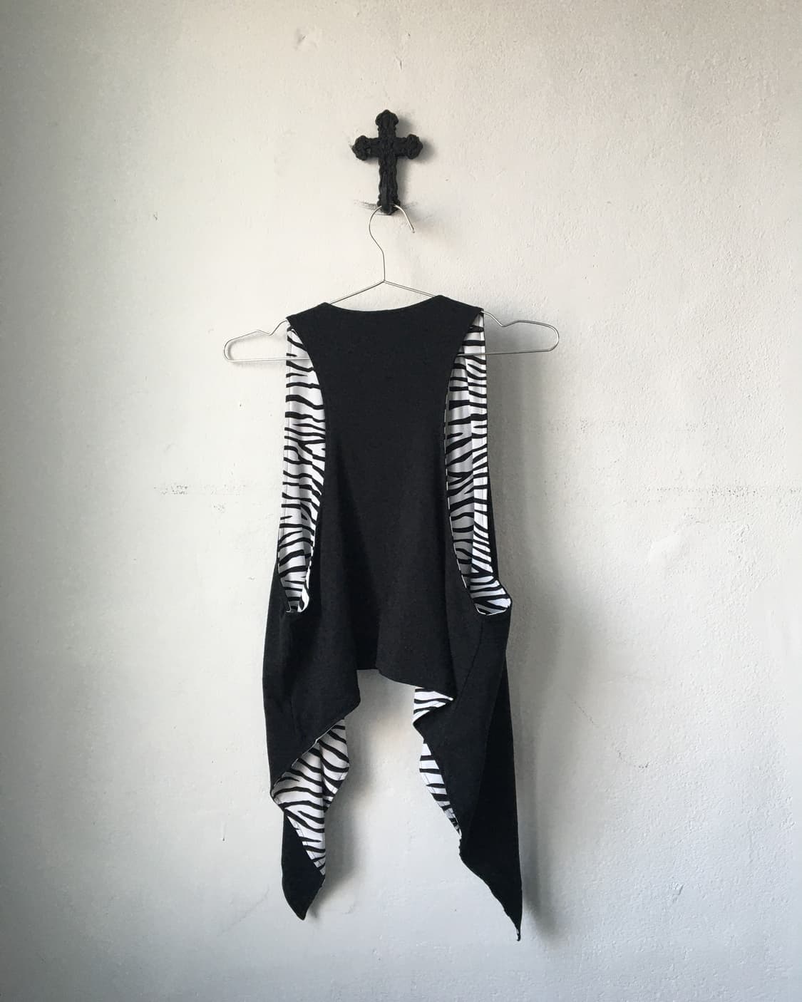 Drape open vest 상품이미지4