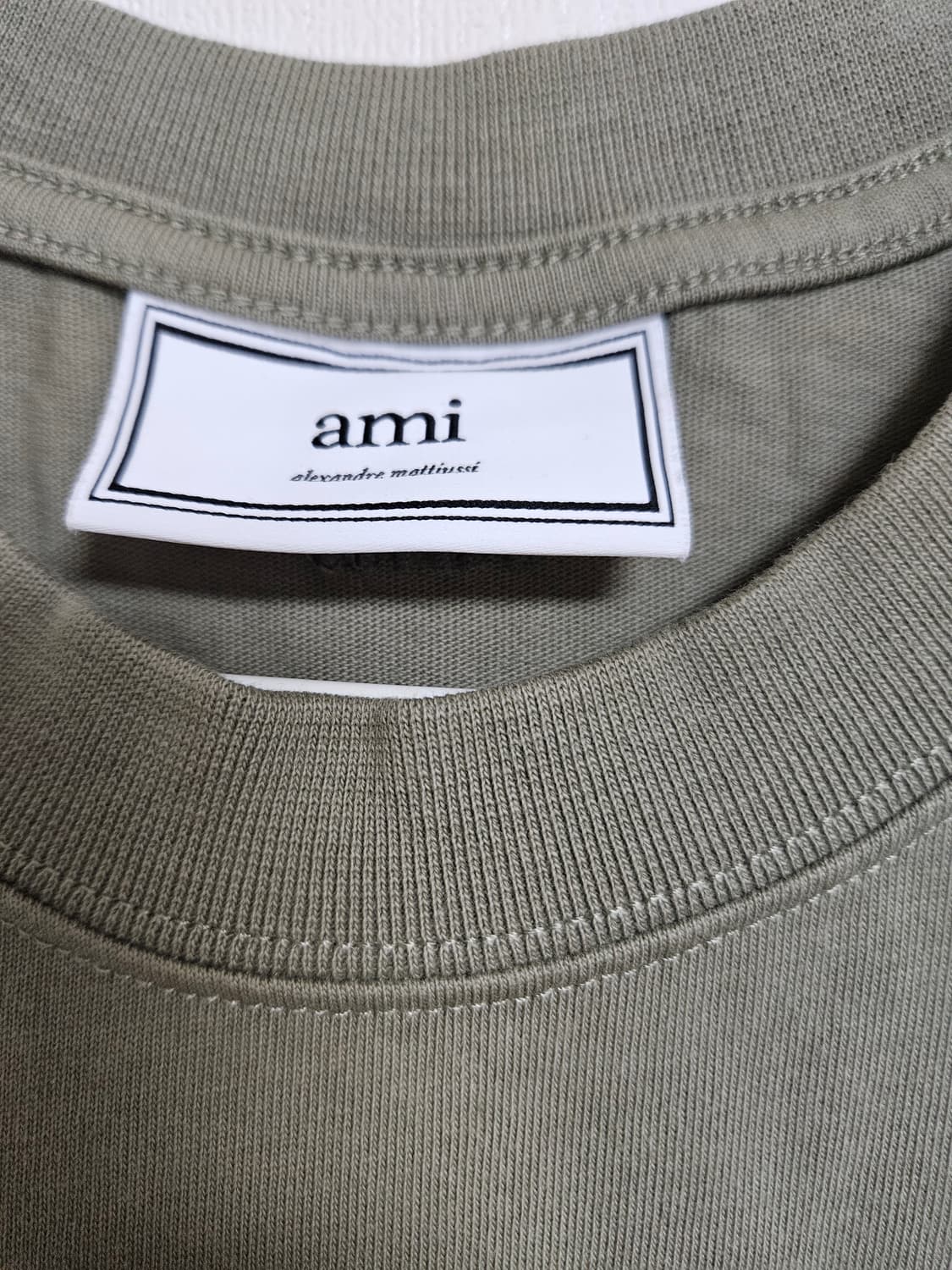 [M]아미 하트자수로고 티셔츠팝니다 상품이미지2