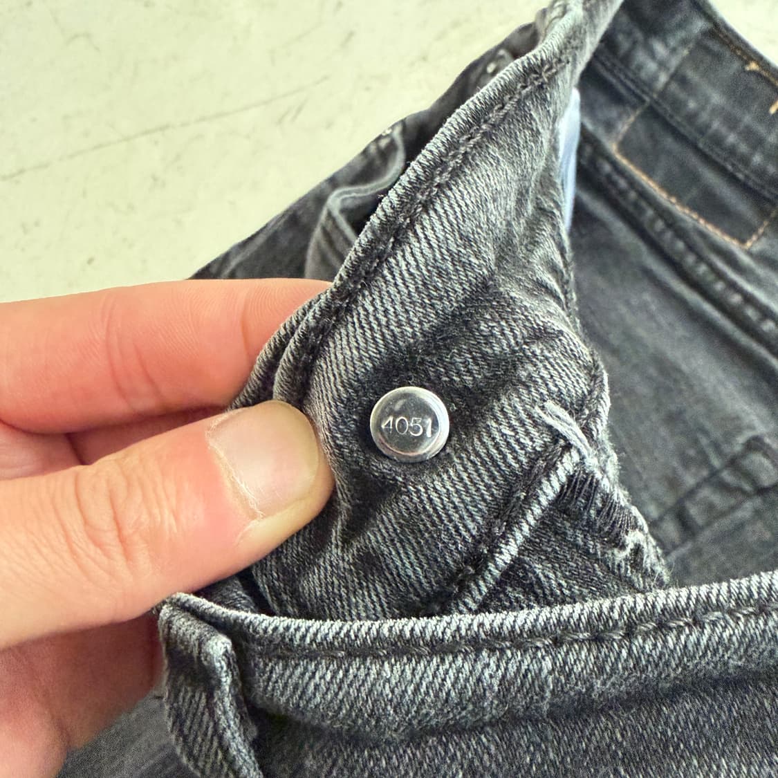 리바이스 559 빈티지 흑청 데님팬츠 36x32 상품이미지5