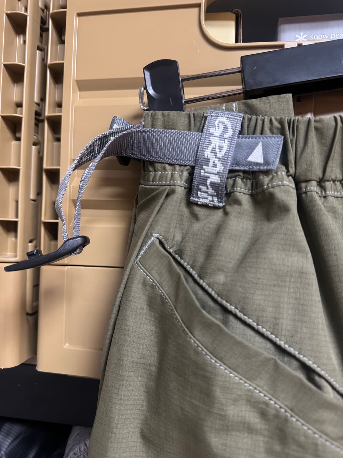 and wander 앤드원더 X 그라미치  밀리터리 와이드 팬츠 M 상품이미지6