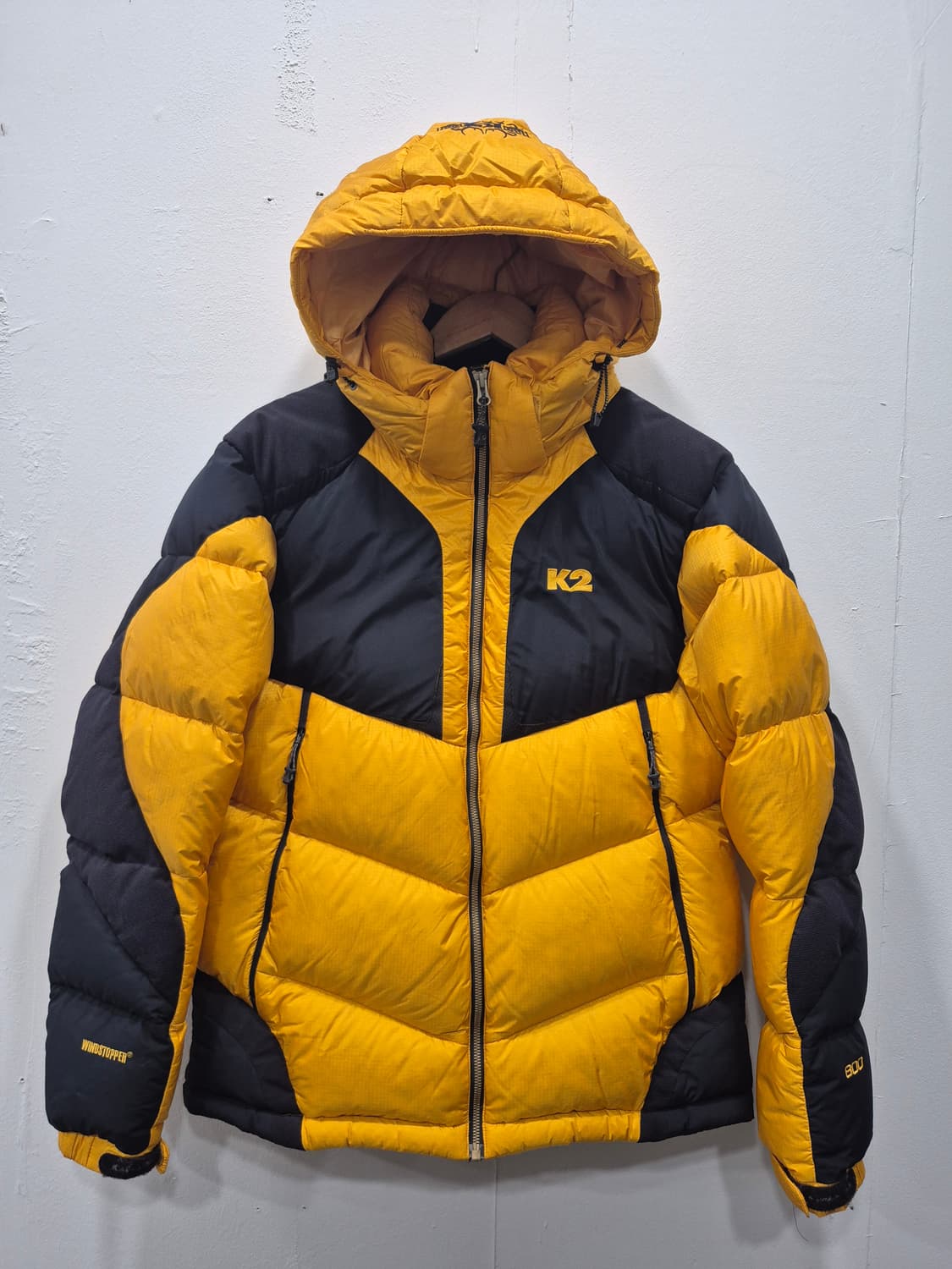 K2 프랑스구스다운 800필파워 윈드스토퍼 빵빵한 패딩 남성 105사이즈 상품이미지1