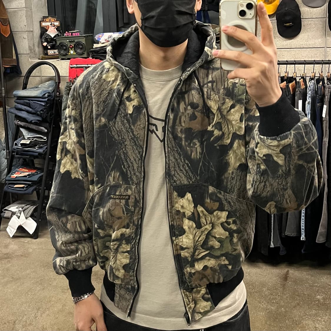 빈티지 리얼트리 후드 자켓 (100-105) 상품이미지8