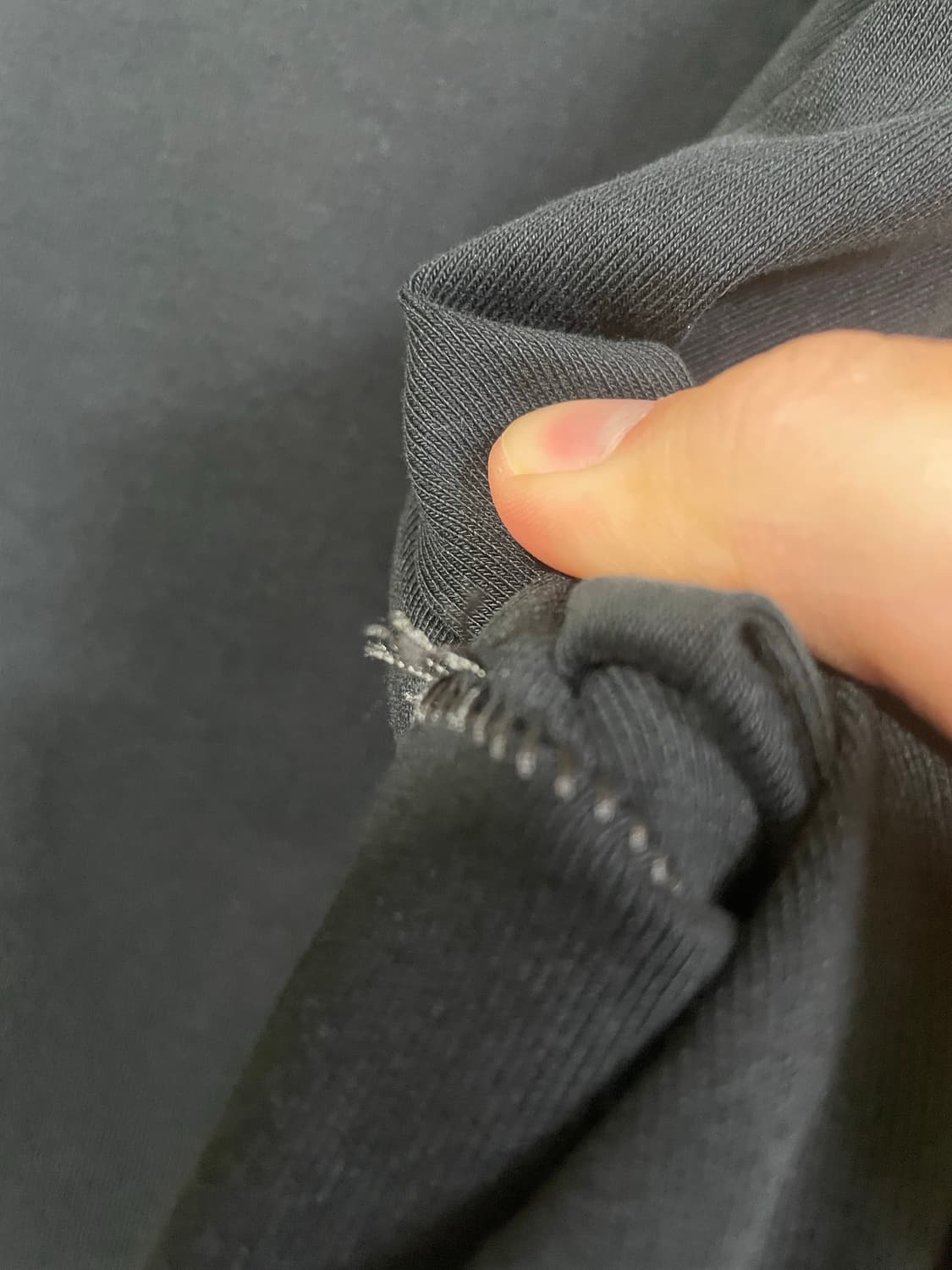 Dying layered long sleeve black 상품이미지4