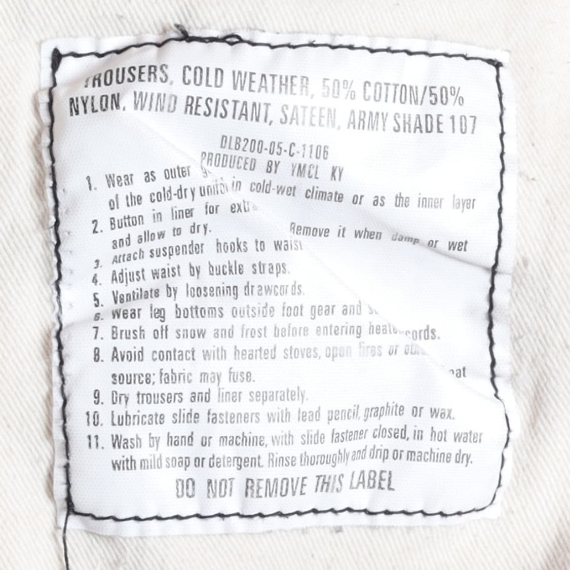 YMCL KY M-51 Pants 
 상품이미지9