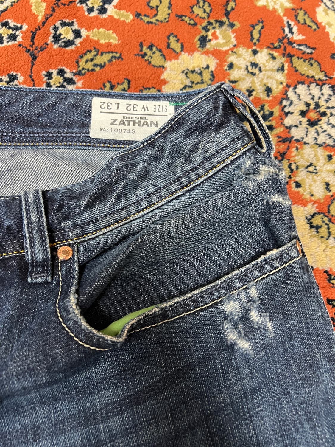 [32] Diesel 디젤 빈티지 자탄 부츠컷 플레어 데님팬츠 상품이미지3