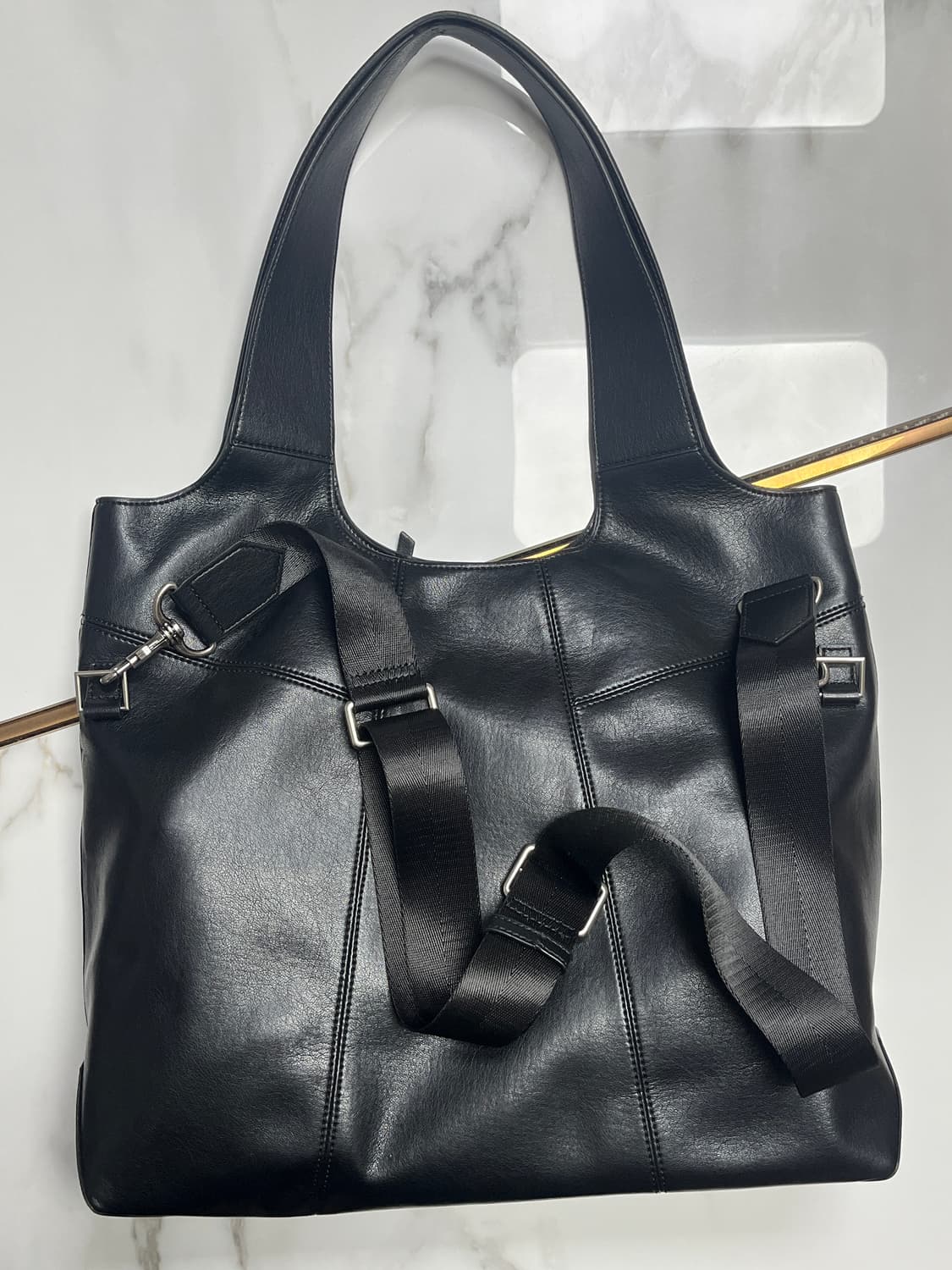 도프제이슨 컨시젼 폴딩 레더 숄더백 상품이미지4