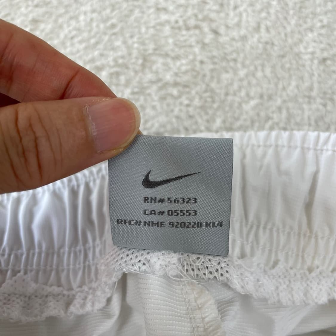 XL 나이키 우븐 트랙팬츠 올드스쿨 흰빨 바지 상품이미지6