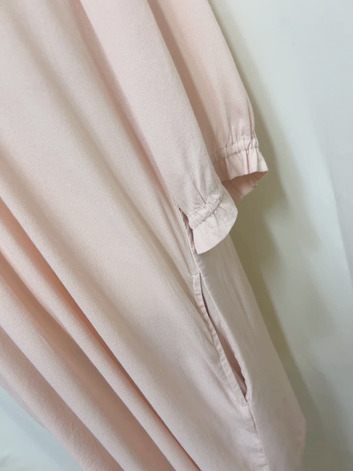 브이넥 레이스 자수 핑크 원피스🌷 상품이미지6