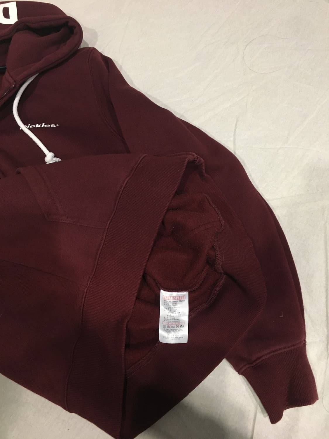 디키즈 스펠 자수 후드집업 상품이미지5