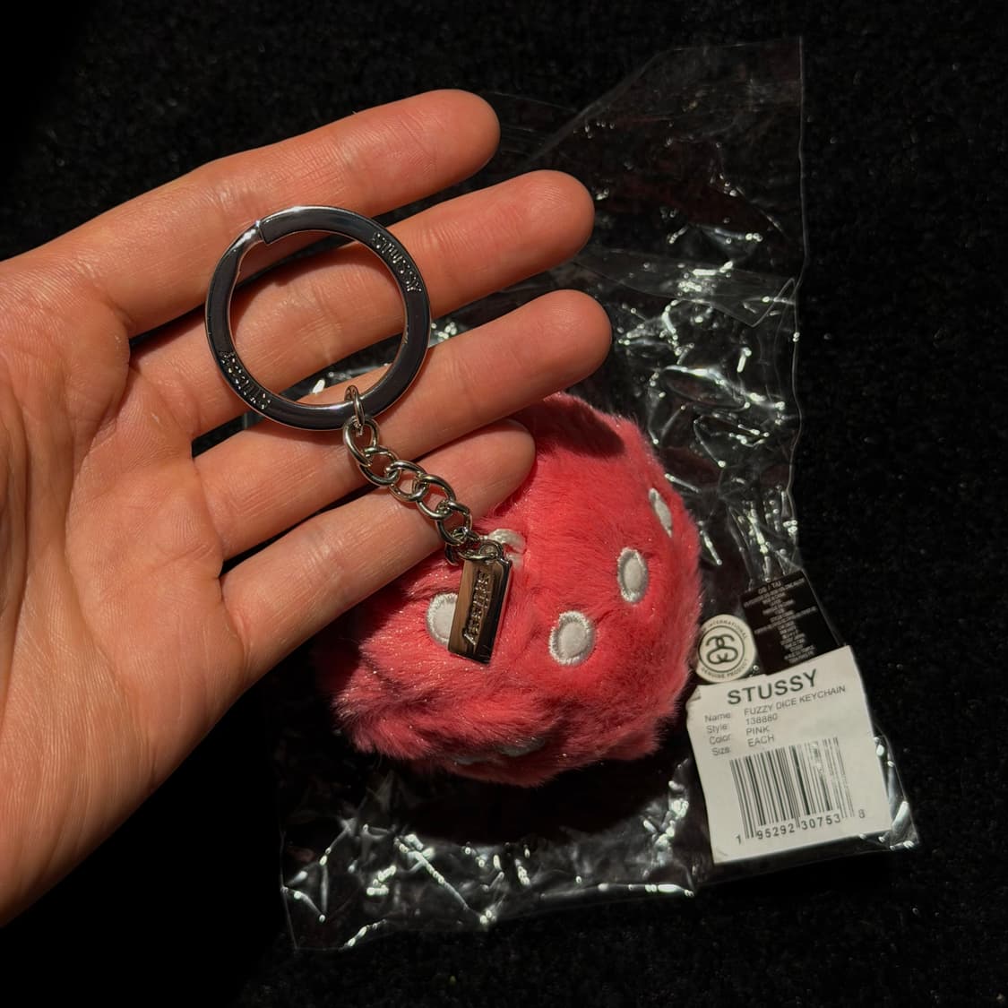 스투시 주사위 퍼지 다이스 키링 핑크 새상품 상품이미지7