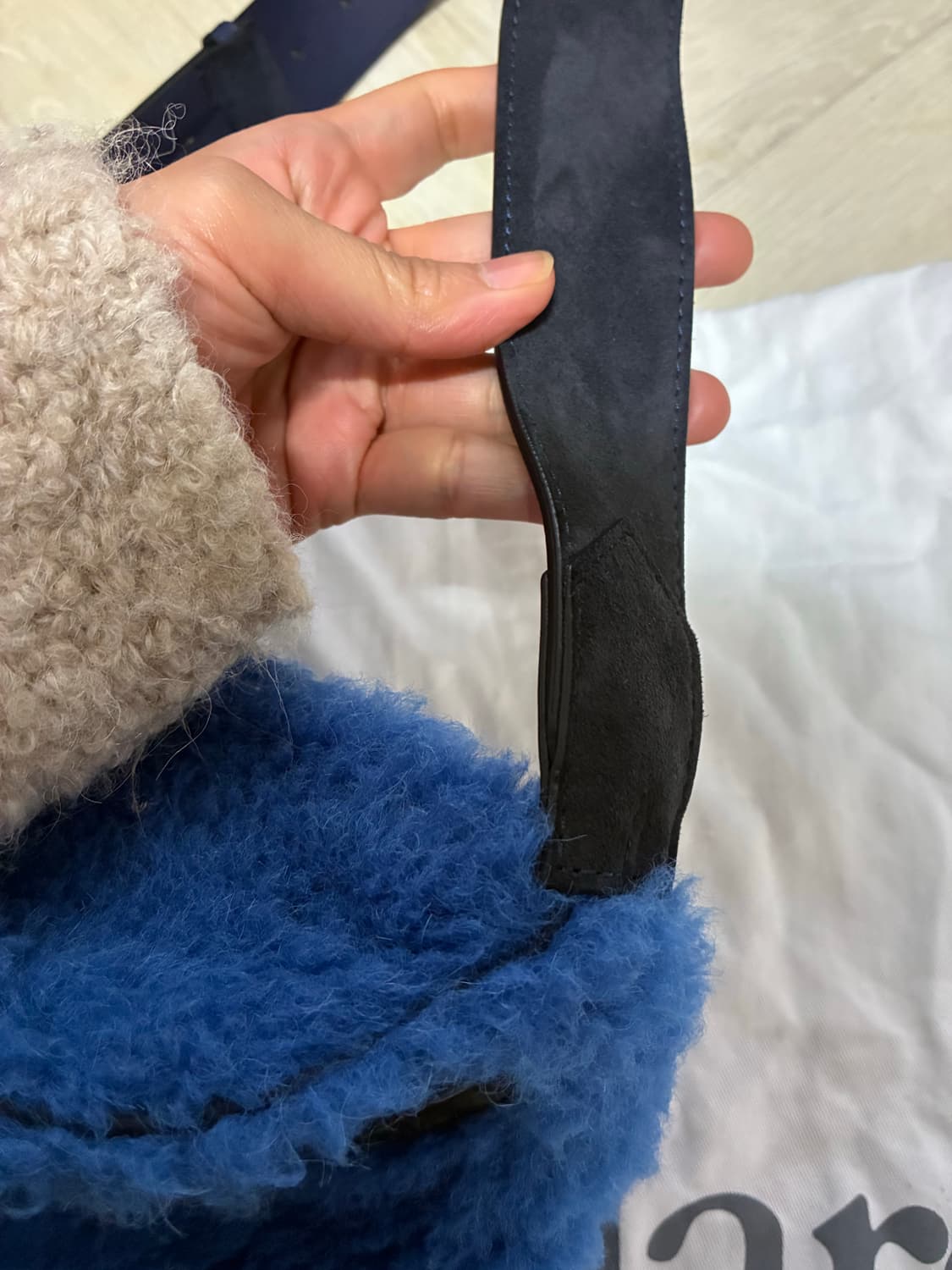 막스마라 불루 테디 울 알파카 벨트백 상품이미지3