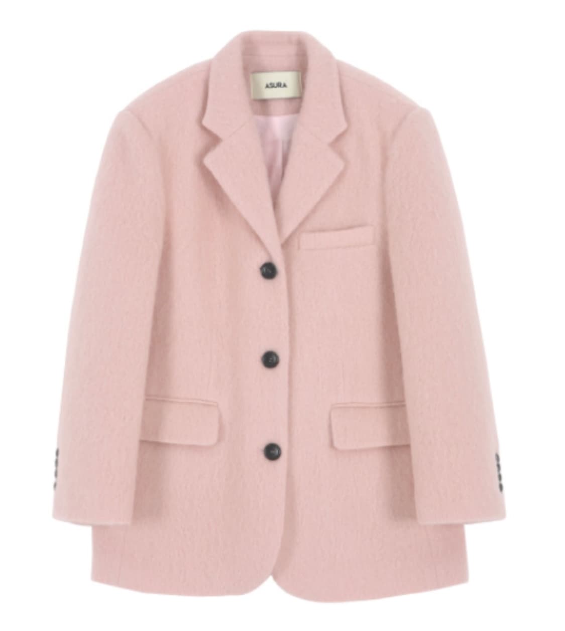 아수라 모헤어 울자켓 핑크 상품이미지1