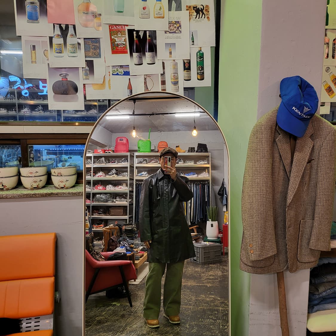 리얼 레더 롱 자켓 (XXL) 상품이미지2