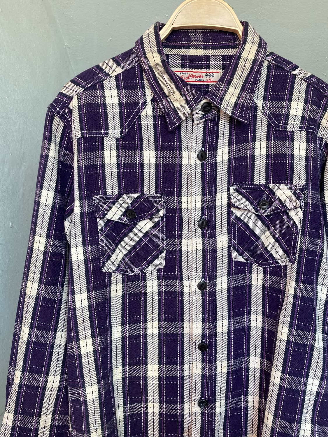 USA 웨스턴 체크 셔츠 상품이미지2