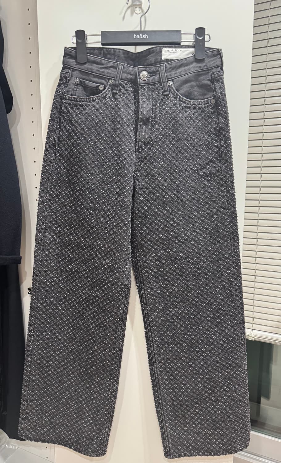 랙앤본 로건 미드라이즈 와이드 진 상품이미지1