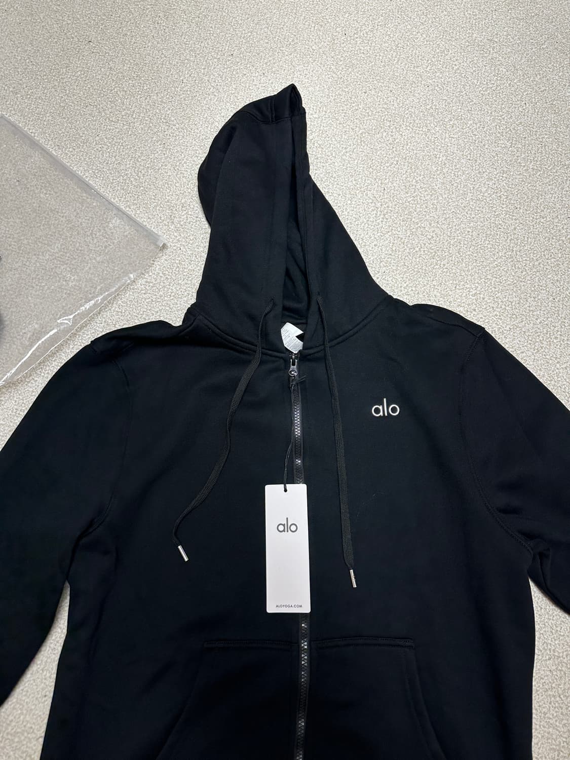 알로(alo) 기모 후드 집업(새상품) m사이즈 - 남녀공용 상품이미지2