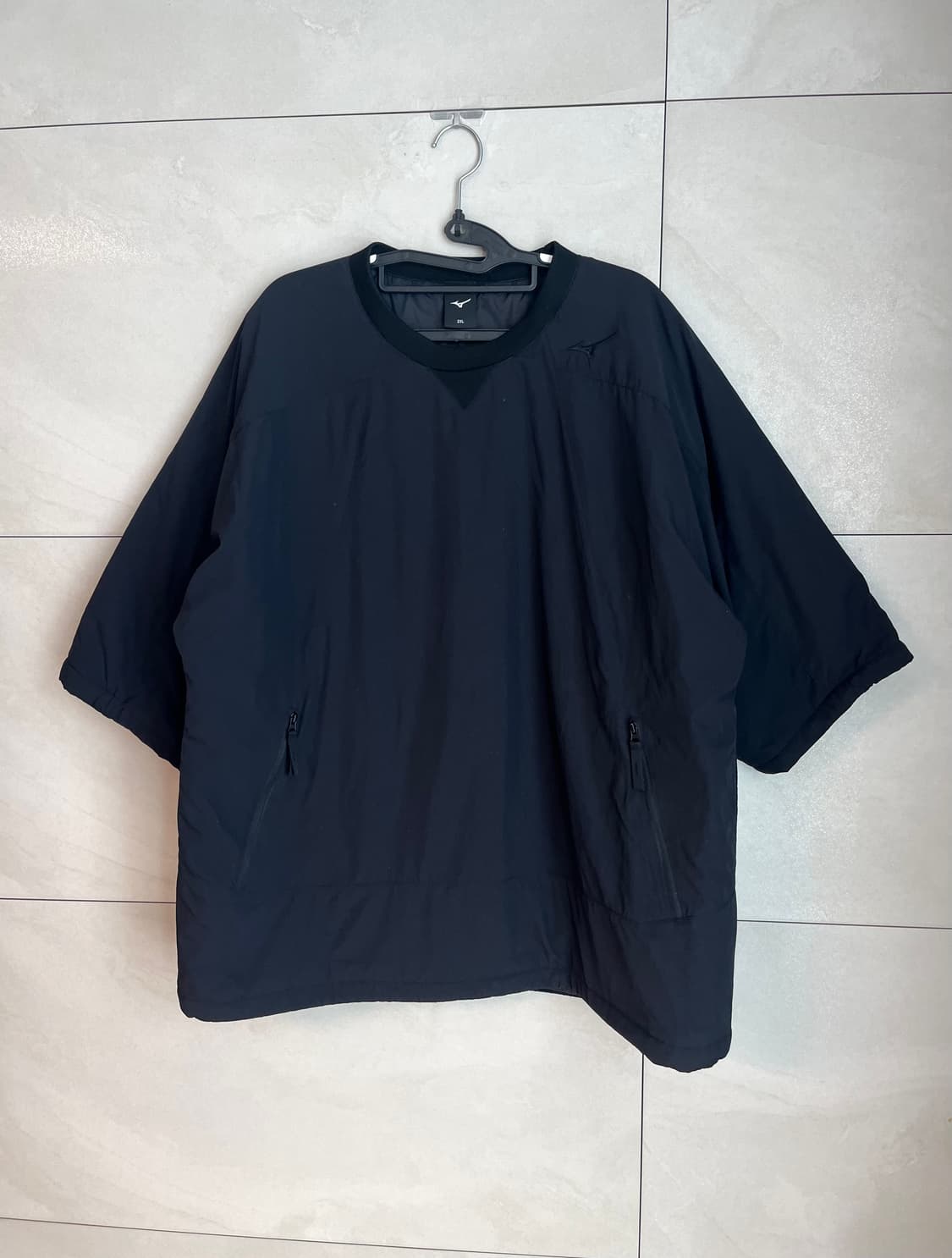 미즈노 반팔 패딩 블랙 [2XL] 상품이미지3