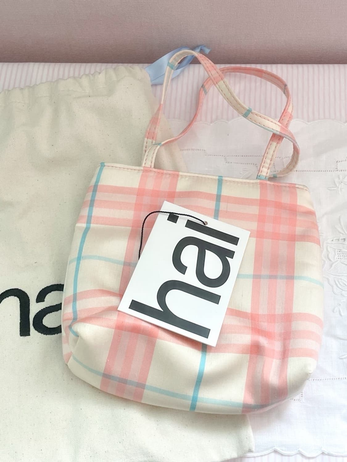 일본 시부야 한정 하이 홈오브하이 Hai Homeofhai 리틀 실크 백 상품이미지1