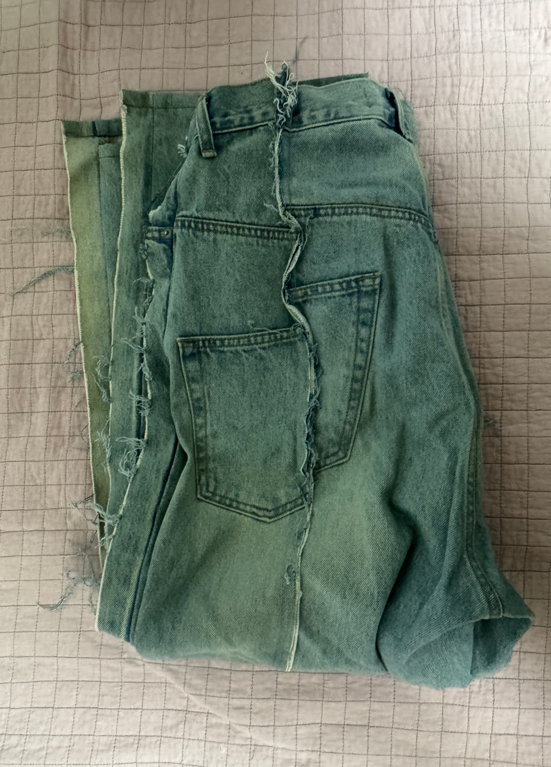 ProjectGR 프로젝트 gr 투 페이스드 데님 팬츠 블루 2 사이즈 상품이미지6