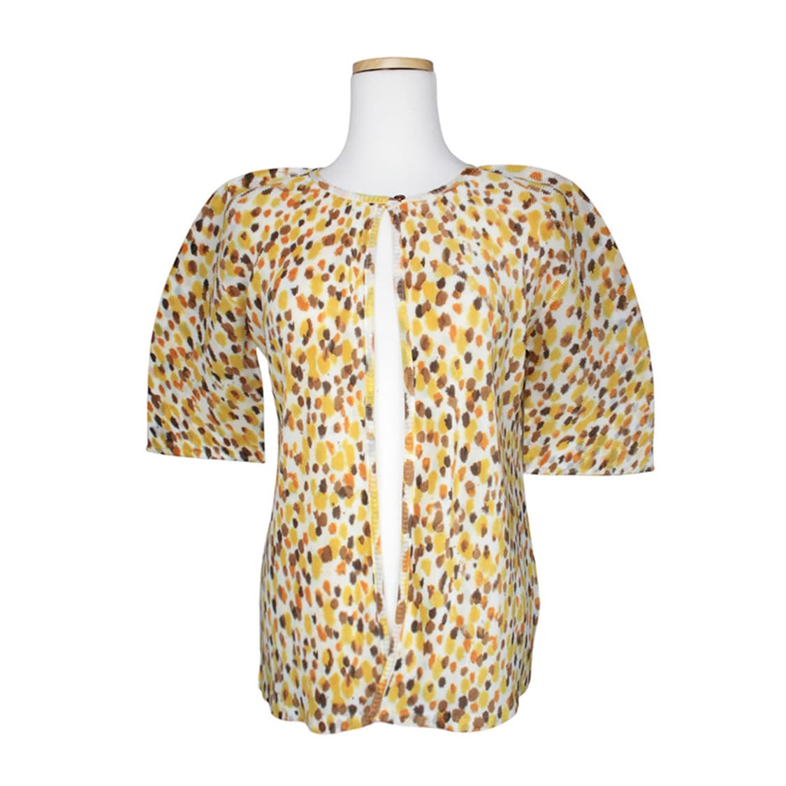 플리츠플리즈 옐로 도트 가디건 3 상품이미지1