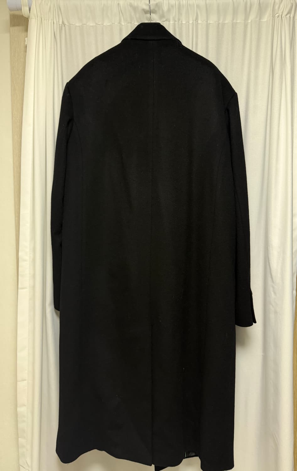 인스턴트펑크 캐시미어 싱글 코트 블랙  상품이미지7