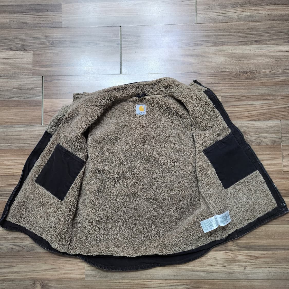 칼하트 셰르파 넥 조끼베스트 V33 DKB다크브라운 (M) 상품이미지5