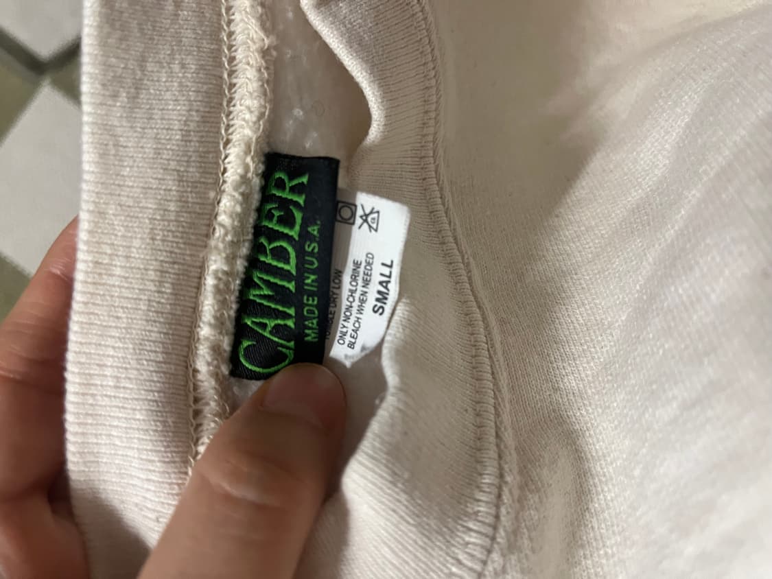 캠버 맨투맨 오트밀 상품이미지3