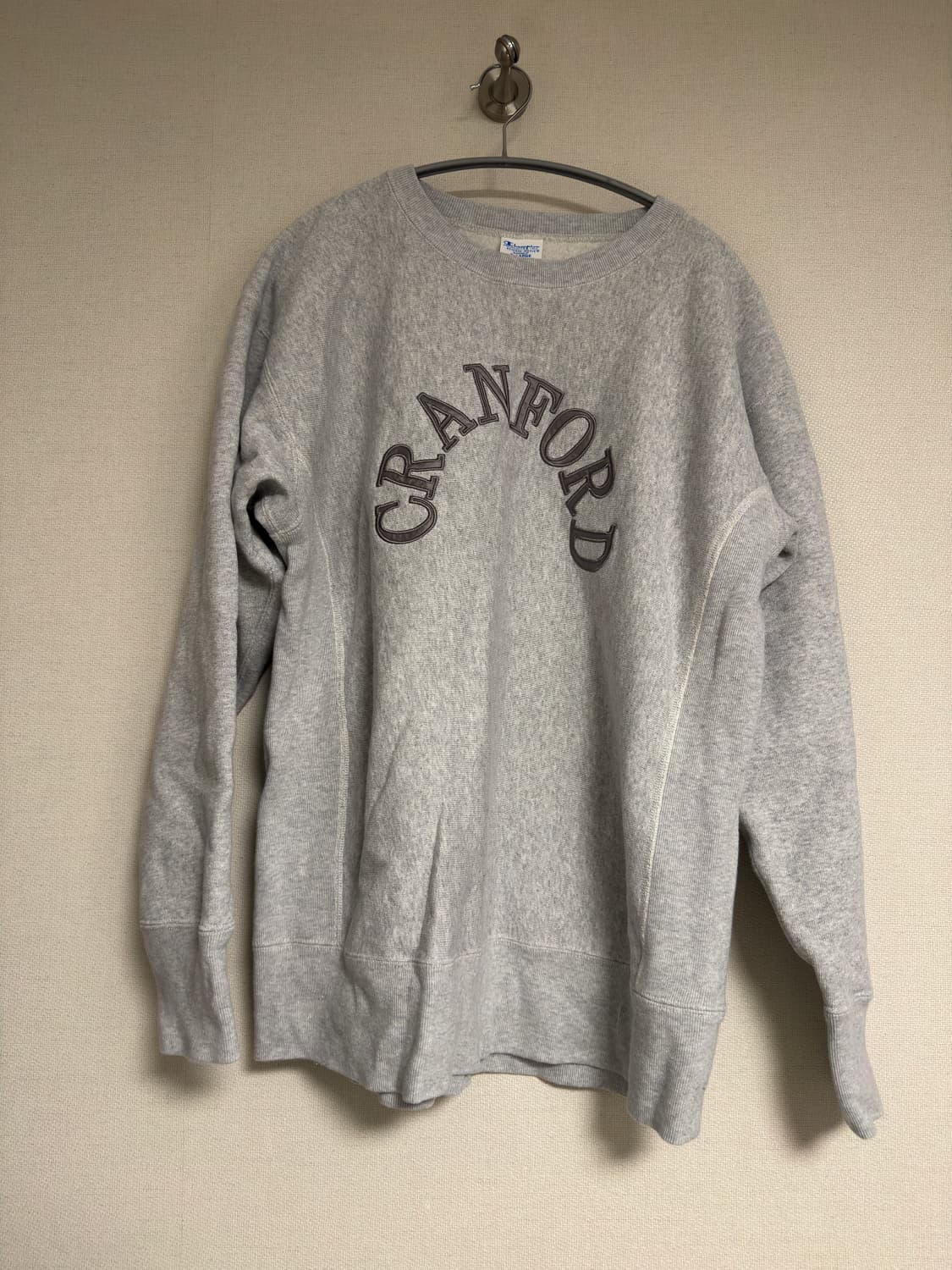 [XL] 챔피온 리버스위브 블루택 그래픽 스웨트셔츠 (C3-W012) 상품이미지1