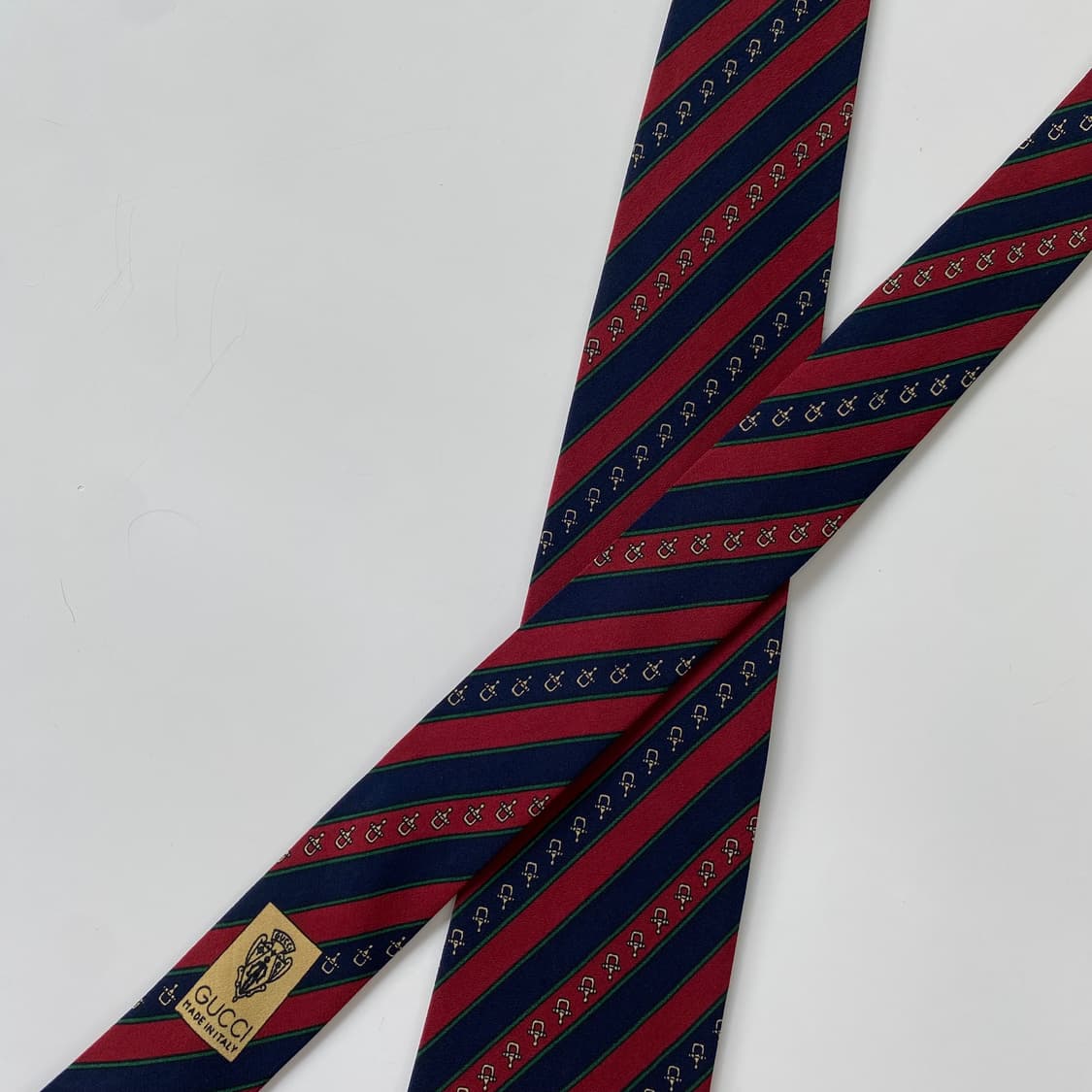 구찌(GUCCI) 심플로고 명품 정품 넥타이 7.6cm 상품이미지4