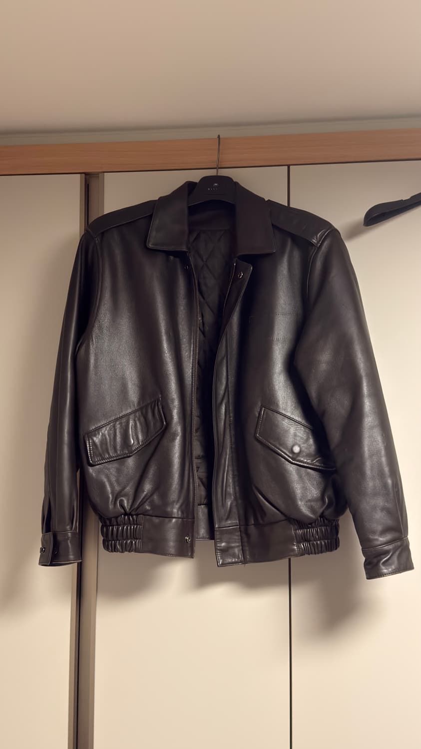 육군 항공 양가죽 자켓 L 105 상품이미지1