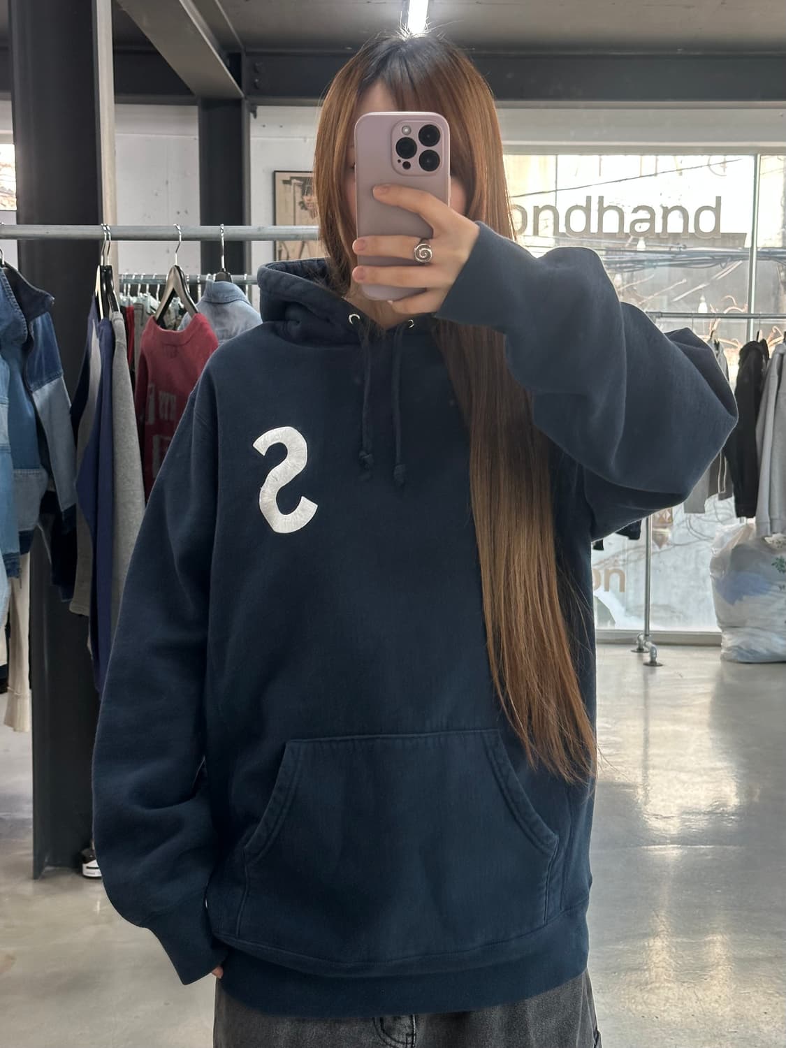 슈프림 15FW S로고 스웨트셔츠 후드집업 상품이미지3