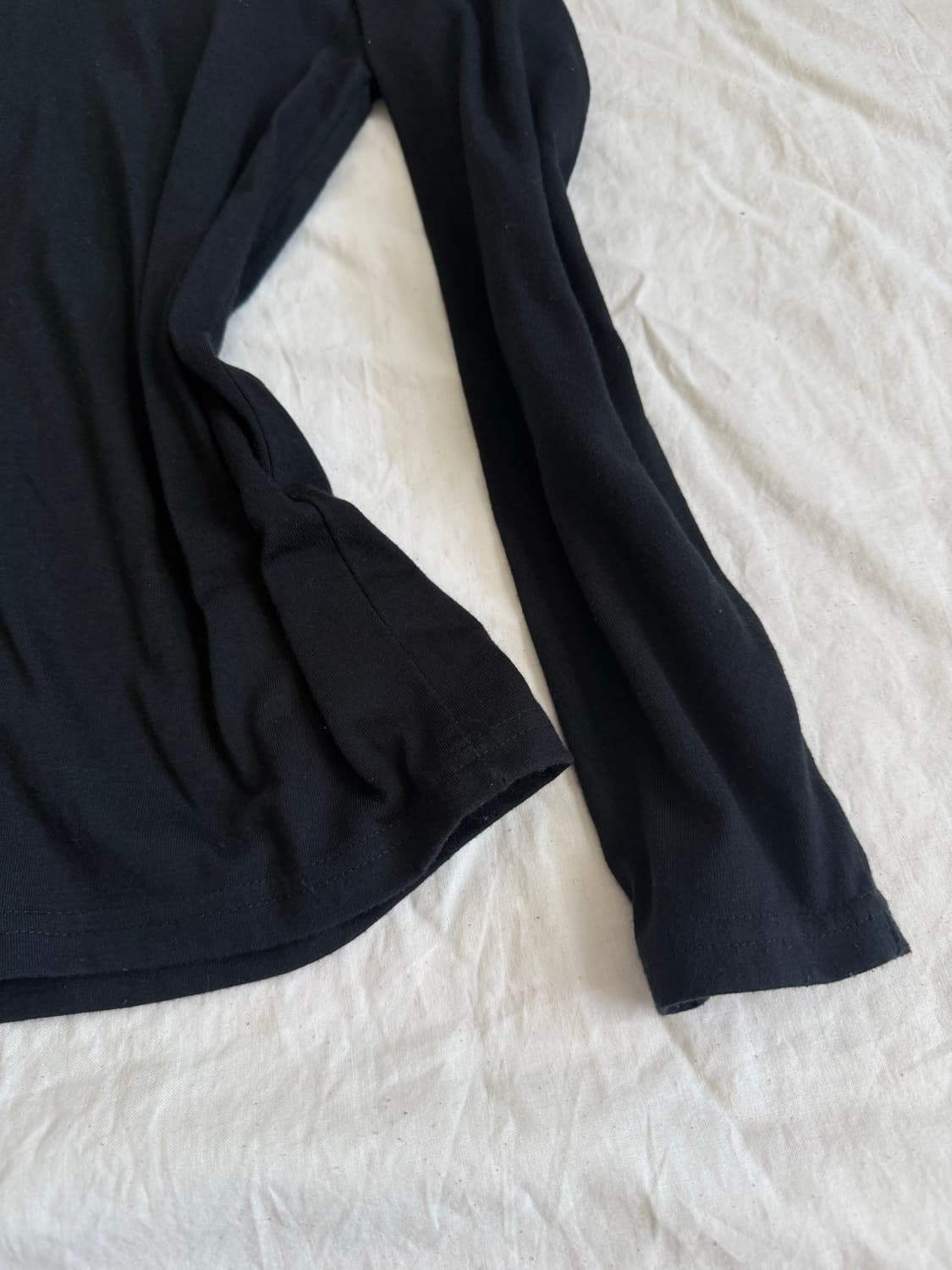 블랙 펑크 레이어드 롱슬리브 상품이미지5