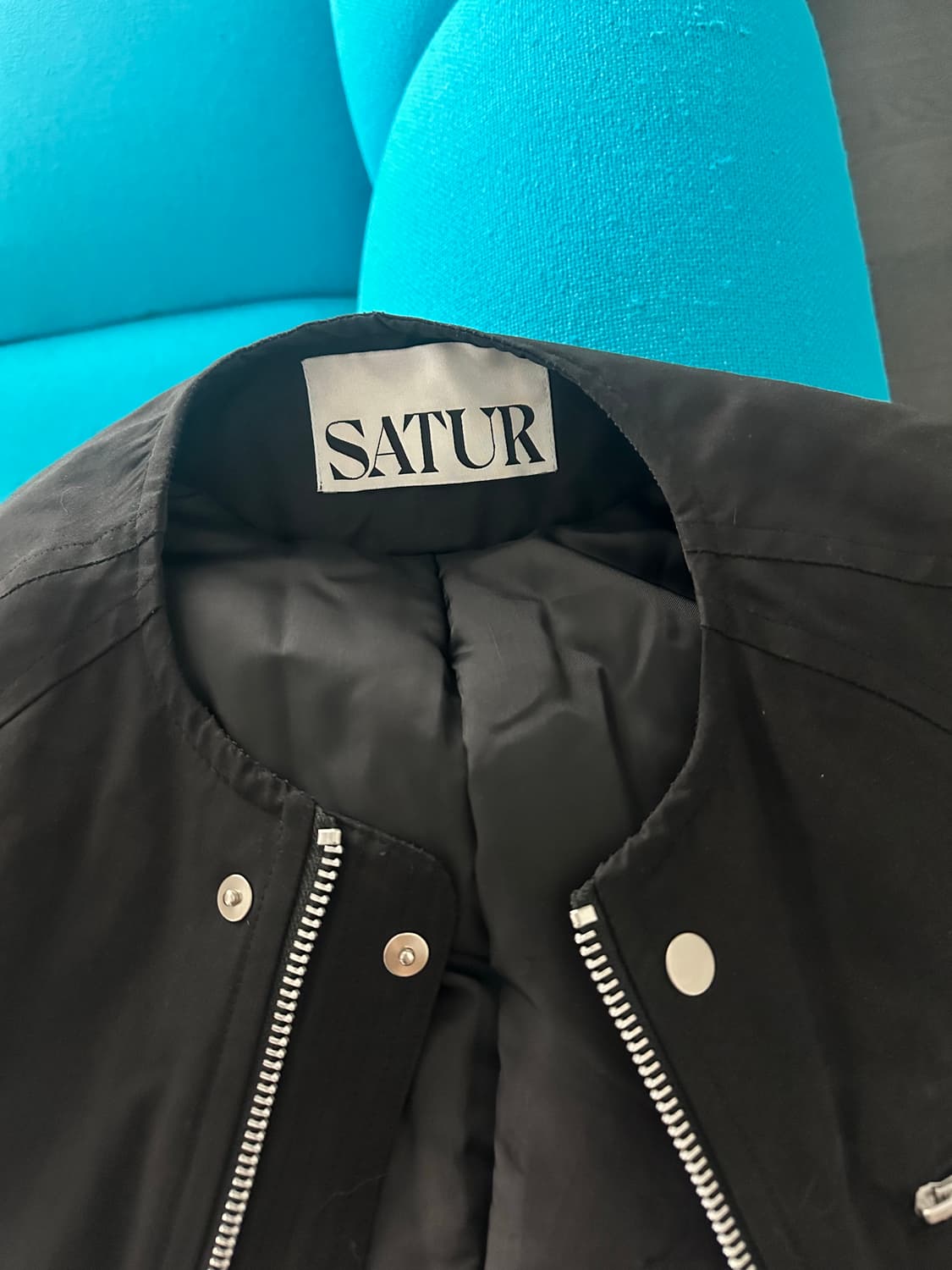 세터 여성 패디드 봄버자켓_S 상품이미지7