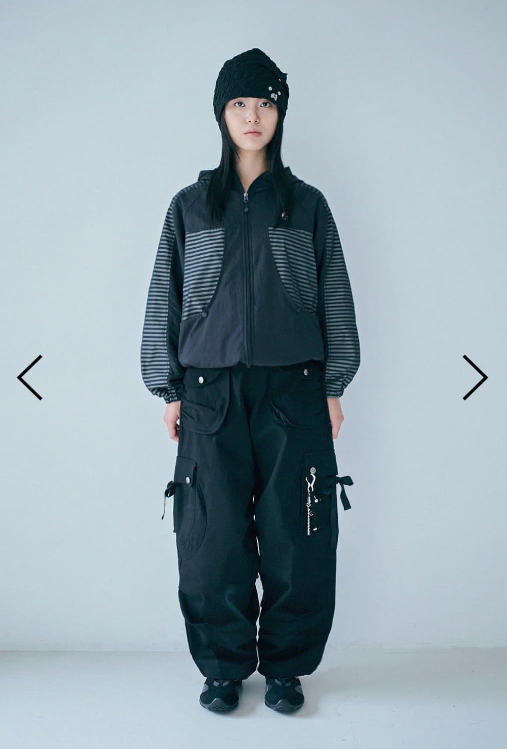 허그유어스킨 Multi cargo pants (Black) 상품이미지1