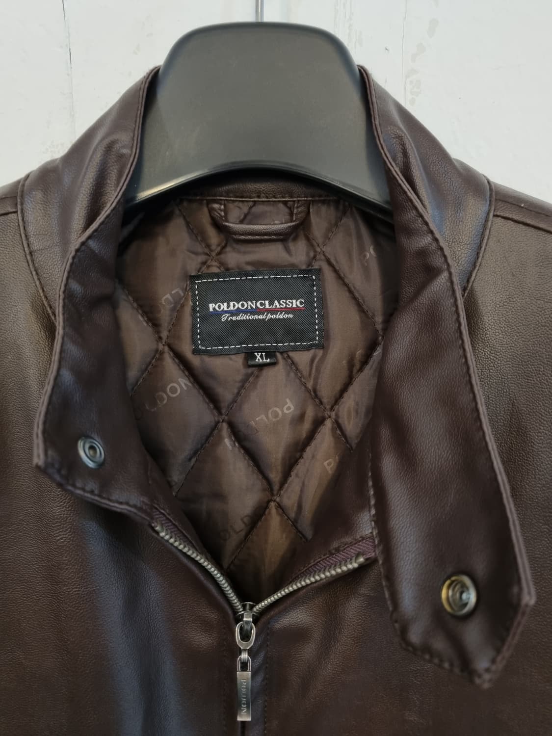 폴든 클래식 케미컬 가죽 자켓 XL 실측100 상품이미지4