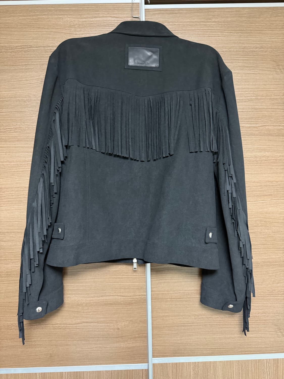 마땡킴 프린지 스웨이드 자켓 상품이미지1