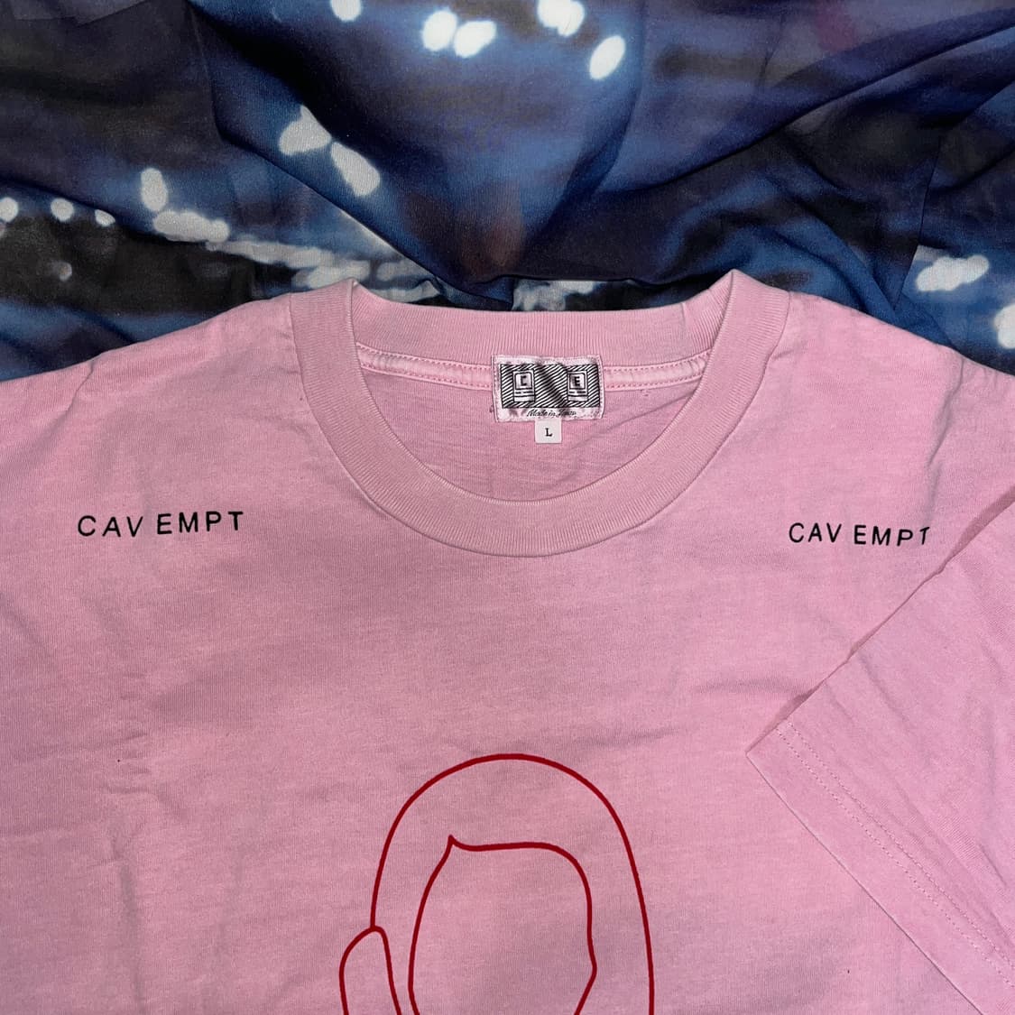 CavEmpt Graphic Pink T-Shirt 상품이미지3