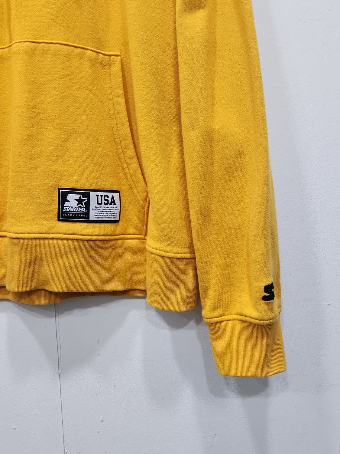 [L] 스타터 프린팅 후드티 남성 L 옐로우 상품이미지4