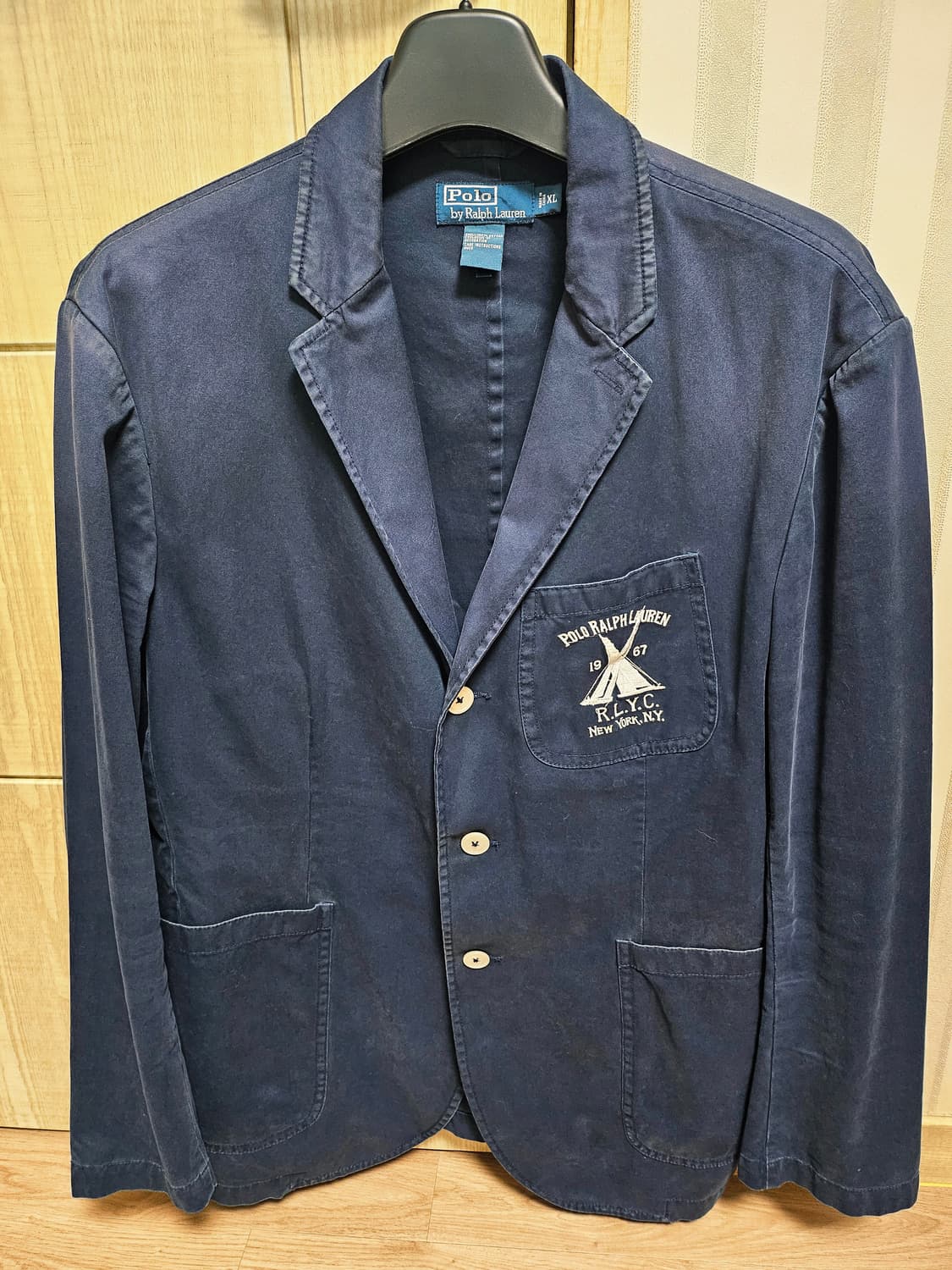 랄프로렌 네이비 면자켓 XL 상품이미지1