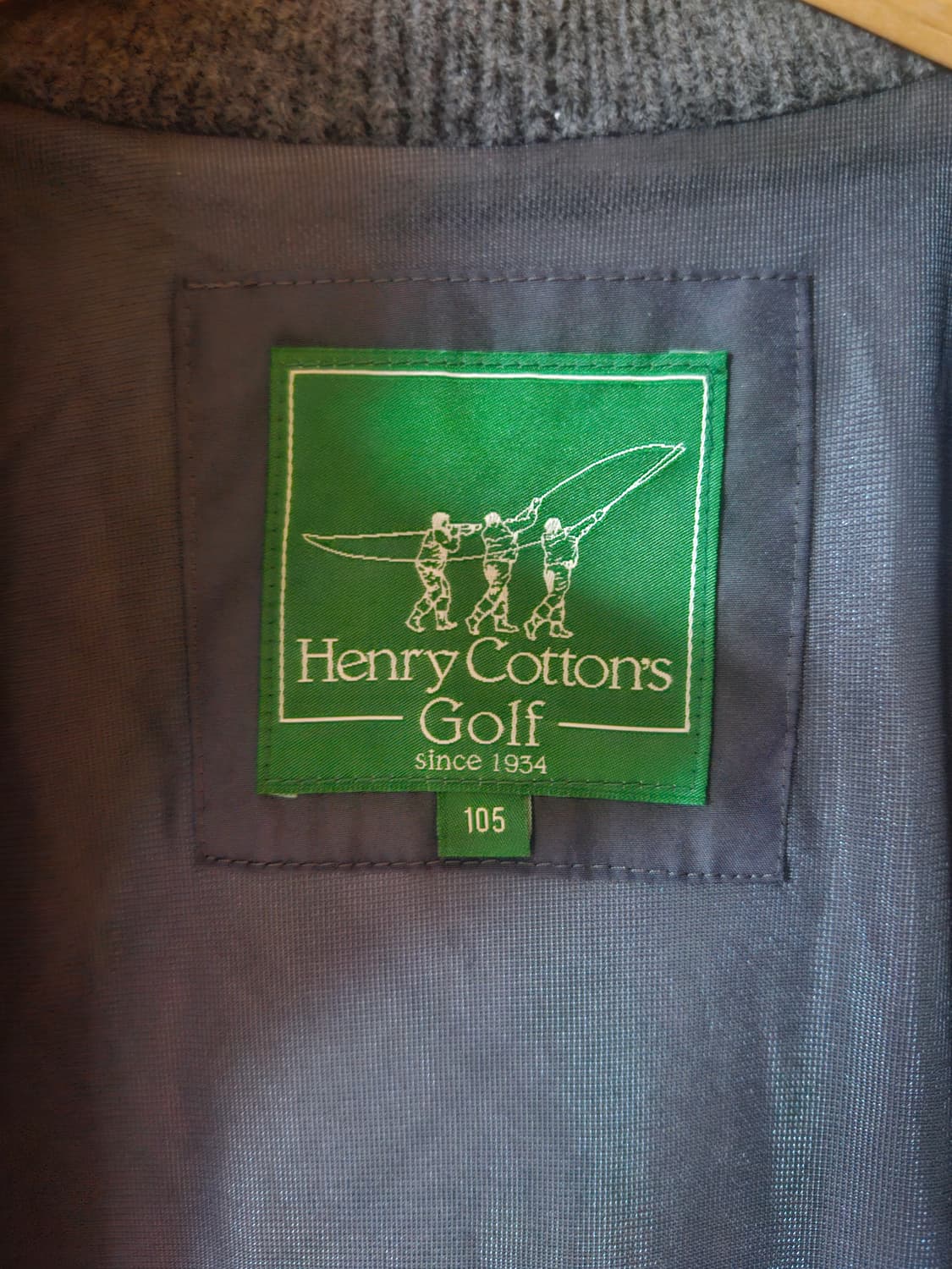 헨리코튼 골프 폴리충전재 겨울니트 집업 105 상품이미지6