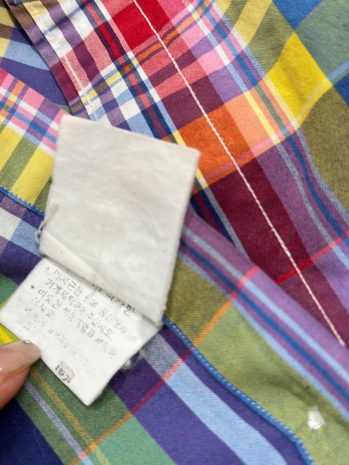 폴로 랄프로렌 마드라스셔츠  상품이미지5