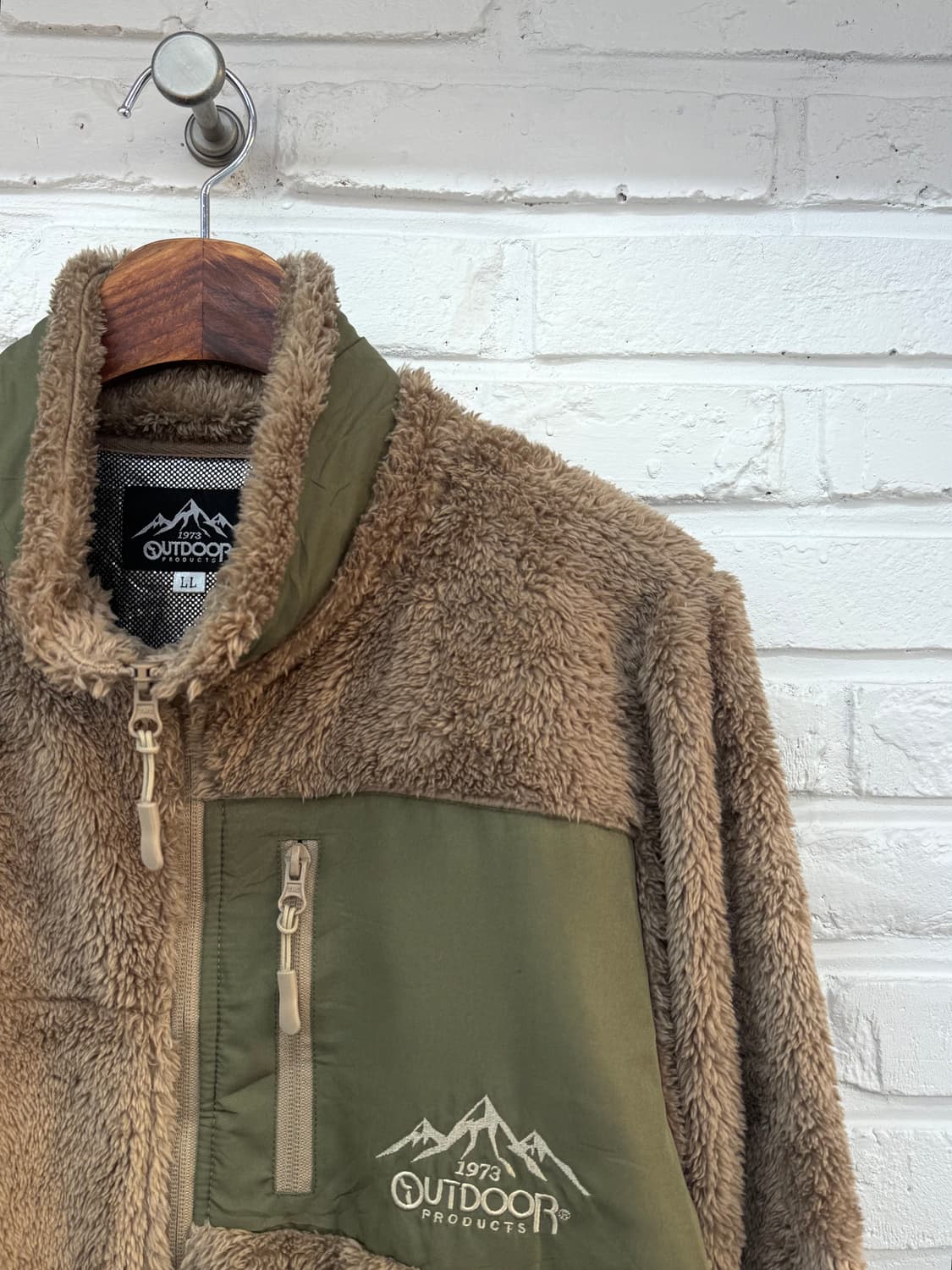 Outdoor 베이지 플리스 자켓 상품이미지4